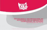 RECICLADO Y VALORIZACIÓN DE 28003, MADRID RESIDUOS …...PAG 6 Reciclado y valorización de residuos en la Industria Cementera en España (Actualización año 2014) CAP 1 Fundación