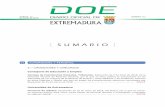 de junio de 2018 EXTREMADURA - doe.gobex.esdoe.gobex.es/pdfs/doe/2018/1130o/1130o.pdf · Consejería de Educación y Empleo Educación. Ayudas. Modificación del Extracto y Anuncio