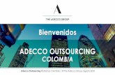 Bienvenidos ADECCO OUTSOURCINGexpologisticacolombia.com/expologistica/wp-content/... · para entrega de Propuestas Condiciones de Evaluación y Selección de Propuestas Plataforma
