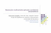 Raimundo Gargallo, Anna de Juan, Joaquim Jaumot Grupo de ... · Estudiar la estabilidad (en función del pH, de la temperatura, de la fuerza iónica, ... Desnaturalización térmica