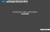 AXON - SR Suntour...Manual del usuario AXON Vista general 3 Pares de apriete 3 Información importante sobre seguridad 4 Antes de cada uso 5 Montaje de la horquilla 6 Instrucciones