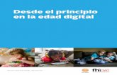 Desde el principio en la edad digital - FHI 360 · para enseñar normas de comportamiento y educación en internet —también conocidas como netiqueta o ciudadanía digital— a