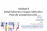 Salud laboral y riesgos laborales. Plan de autoprotección. Unidad 4 · 2019-11-11 · 1. Prevención Riesgos Laborales Las vías de circulación de los lugares de trabajo tienen