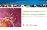 Stratagene Portfolio en Proteómica: Seleccione la Columna más … · 2015-07-28 · Bioanalizador 2100 En una sola plataforma se puede medir: • Tamaño, Cuantificación y Pureza