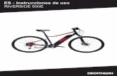 ES - Instrucciones de uso...G Caja de pedalier con sensor de par Funcionamiento general de la asistencia La bicicleta eléctrica se puede utilizar con o sin asistencia accionando el