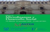 Máster en Microfinanzas y Desarrollo Social · 2020-02-18 · 2 Presentación El Máster en Microfinanzas y Desarrollo Social desarrollado a través de la Fundación General de la