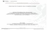 PROYECTO PLIEGO DE CONDICIONES - proyecto de pliego de condiciones y el pliego de condiciones definitivo
