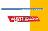 Catálogo de Plafones - Electrica GutierrezCatálogo de Plafones | ELECTRICA GUTIERREZ | contacto@electricagutierrez.com 4 Modelo Flor Disponible en Color 6121 Beige 6126 Blanco 6131