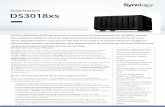 DiskStation DS3018xs · 2019-09-18 · Synology DiskStation DS3018xs proporciona una solución de almacenamiento de red fiable y potente para pequeñas y medianas empresas. Dado que