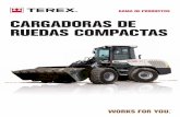 GAMA DE PRODUCTOS CARGADORAS DE RUEDAS COMPACTASgrupaldimak.com/uploads/files/Producto/TEREX TL65... · Potencia del motor 36,4 kW (50 CV) 44 kW (60 CV) 44 kW (60 CV) 44 kW (60 CV