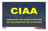 COMISIÓN DE INVESTIGACIÓN DE ACCIDENTES DE AVIACIÓN · • El Jefe del Plan Nacional de Búsqueda y Salvamento. • La Comisión de Investigación de Accidentes de Aviación puede