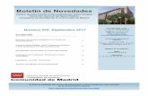 Comunidad de Madrid - Boetní deNovedades · 2017-10-06 · Boetní deNovedades Centro de nformación y Documentación sobre Drogas DirecciónG eneral de Salud Púbicla Conseejría