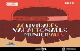 ACTIVIDADES VACACIONALES - Vitoria-Gasteiz · oferta variada de programas, tanto en la temática que abordan (actividades musicales, medioambientales, deportivas, etc.), como en las