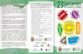 Tríptico 23 Certamen - unican.esFomentar la participación ciudadana, en la construcción de modos de Vida sostenible Sensibilizar y educar para impulsar la transición hacia la sostenibilidad.