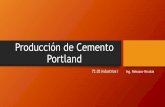 Producción de Cemento Portlandmaterias.fi.uba.ar/7202/MaterialAlumnos/TeoricaCemento...Producción anual Argentina En el mes de mayo de 2016, las fábricas de Cemento Portland despacharon