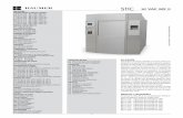 STIC - ELECTROMEDICA · Control de temperatura: sistema electrónico de control de temperatura en la cámara interna a través de dos termorresistores de platino PT-100 clase A que