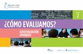 MîDULO ÀCîMO EVALUAMOS?9 PALABRAS INTRODUCTORIAS El Ministerio de Educación de la Nación promueve la Autoevaluación Apren-der como una herramienta para la reexión, participativa