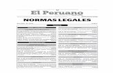 Cuadernillo de Normas Legales · 2018-01-01 · El Peruano 513512 Sábado 4 de enero de 2014 TRABAJO Y PROMOCION DEL EMPLEO R.M. N° 003-2014-TR.- Designan funcionario responsable