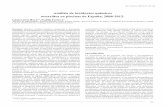 Análisis de incidentes químicos ocurridos en piscinas de España, … · 2018-10-14 · El análisis histórico de accidentes (AHA) es una técnica utilizada para la identificación