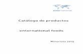 Catálogo de productos enternational foods · 2015-05-20 · AOVE de Sevilla. Monovarietal 100% Hojiblanca. De aceitunas cuidadosamente seleccionadas de olivos familiares. Ilípula