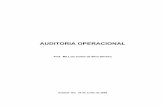 AUDITORIA OPERACIONAL · 2011-12-23 · • A auditoria operacional (interna ou externa) é uma atividade de avaliação independente dentro da organização, com a finalidade de