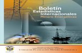 UPME Boletín Estadísticas Internacionales Minero Energéticas³n del boletín Estadísticas Internacionales Minero Energéticas, documento que contiene inf or mación de los sector