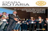 ESPAÑA ESPAÑA ROTARIA ROTARIA · 2018-09-06 · 2 España Rotaria · 82 · Mayo - Junio 2016 Carta del Presidente Junio K.R. “Ravi” Ravindran Presidente de Rotary International