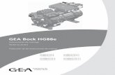 GEA Bock HG88e3.3 Límites de aplicación 4 Montaje del compresor 11 4.1 Almacenamiento y transporte 4.2 Emplazamiento 4.3 Conexiones de tubos 4.4 Tuberías 4.5 Descargador de arranque