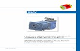 S5AV · 2016-11-29 · D/2 axial piston R La S5AV è una pompa a pistoni assiali per circuito aperto studiata per applicazioni mobili e industriali. La pompa è dotata di un gruppo