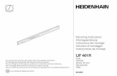 LIF 401 R - Heidenhain · 2018-05-15 · Comprobar que la rectitud de la regla sea < 0,05 mm Presionar la regla con el rodillo desde la mitad. Retirar la lámina de protección de