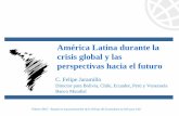 América Latina durante la crisis global y las perspectivas ...siteresources.worldbank.org/INTBOLIVIAINSPANISH/Resources/felip… · Argentina 80 Argentina 95 Brazil 85 Brazil 95