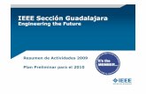 IEEE Sección Guadalajaraewh.ieee.org/reg/9/eventos/rr2010/files/sections/Guadalajara - Action Plan 2010.pdfMesa Directiva 2009-2010 3 20-Feb-10 IEEE Sección Guadalajara Presidente