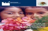 las Naciones Unidas - Instituto Nacional de Lenguas Indígenassite.inali.gob.mx/pdf/Declaracion_ONU derechos pueblos... · 2014-02-14 · los Derechos de los Pueblos Indígenas La