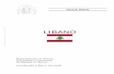 LIBANO - Comercio · En virtud de su posición estratégica en el Mediterráneo, Líbano fue ocupado por fenicios, egipcios, hititas, asirios, griegos, romanos, árabes y turcos y
