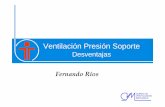 Ventilación Presión Soporte · and 20 cm H2O. * P P Jaber, Samir, Anesthesiology. 105(5):944-952,2006. Assist-control ventilation vs low levels of pressure support ventilation on