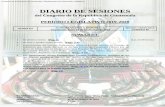 DIARIO DE SESIONES...2019/11/18  · - 3 - DIARIO DE SESIONES Guatemala, lunes 18 de noviembre de 2019 EL R. PRESIDENTE ARZÚ ESCOBAR: Señores representantes, se dará inicio con