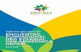 Informe ejecutivo del ENCUENTRO FUNDACIONAL RED ECLESIAL ...€¦ · Solidaridad del CELAM y la Comisión para la Amazonía de la CNBB, bajo el liderazgo conjunto del S.E. Cardenal