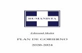 PLAN DE GOBIERNO 2020-2024icefi.org/elecciones2019/plan/Plan de gobierno - Partido Humanista.pdfGuatemala, pero entendemos que después de 13 años el modelo puede superarse. Para