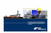 Presentacion corporativa DF - Duro Felguera€¦ · Montaje y revisión de: Turbinas de vapor y gas Generadores Turbinas auxiliares Motores Montaje de la isla de potencia de centrales