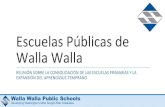 Escuelas Públicas de Walla Walla · como Walla Walla. Esto causa, más de $1.0M en gastos adicionales anuales necesarios para compensar las ineficiencias operativas. Datos de preparación