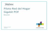 Piloto Red del Hogar Gigabit POF - bonimix.es Piloto Telefonica... · 2018-06-19 · 2 01. Descripción POF (Plastic Optical Fiber) es una fibra óptica plástica de 1 mm de núcleo