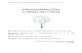 PROGRAMACIÓN CURSO 2017/2018iesbdebraganza.juntaextremadura.net/.../01/17_prog_len.pdf2018/01/17  · PROGRAMACIÓN DEPARTAMENTO LENGUA CASTELLANA Y LITERATURA 2017/2018 2 ÍNDICE