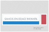 SAHOS EN EDAD INFANTIL - SBORLEPIDEMIOLOGÍA • En España el SAHOS afecta al 4-6% de hombres y 2-4% de mujeres en la población general adulta de edad media. • La prevalencia aumenta