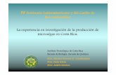 SESION 6-MARITZA GUERRERO- COSTA RICA€¦ · microalgas en Costa Rica. ... ambiente como producto alternativo orgánico elevando en los cultivos tradicionales su potencial productivo.