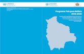  · PDES Plan de Desarrollo Económico y Social 2016-2020 PNTLCC Política Nacional de Transparencia y Lucha contra la Corrupción PP Programa País ... Asistencia técnica para el