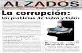 Arona Nº1. octubre 2011 La corrupción - BlancaHari · 2011-10-19 · La corrupción es un problema que afecta a toda la sociedad y es la sociedad con la movilización y la participación