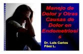 MANEJO DEL DOLOR Y OTRAS CAUSAS DE DOLORin-endo.com/wp-content/uploads/2018/09/MANEJO-DEL... · dr_paez@yahoo.com Manejo de Dolor y Otras Causas de Dolor Dr. Luis C. Páez Abordaje