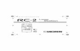 Manual del Usuario AC DC - casaveerkamp · * Con los ajustes de fábrica, el RC-2 compensa la señal de ... Ejemplo: Si desea parar al final de un compás de 4/4 ... Posición del