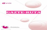 GAZTE-RUTA - Txorierri · Documento Porcentaje de consultas realizadas. LÍNEA 2 Publicar toda la información en los dos idiomas oficiales, dándole prioridad al euskera. ACCIÓN