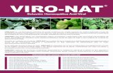 VIRO-NAT - Naturabionaturabio.com/pdf/VIRO-NAT.pdf · Virus del Mosaico Amarillo de la Calabaza (ZYMV) Virus de la Vena Ancha de la Lechuga (LBVV) Virus del Mosaico del Tabaco (TMV)